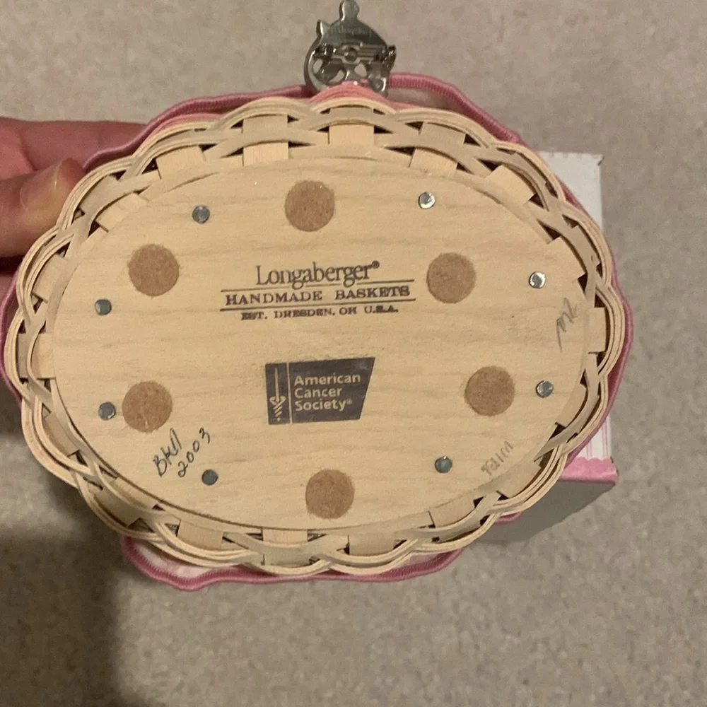 Longaberger 2003 Horizon of Hope Basket